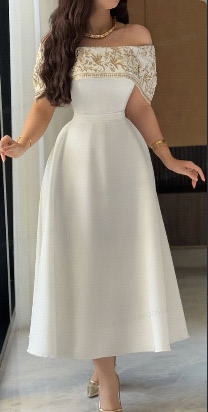 White Elegant Gown